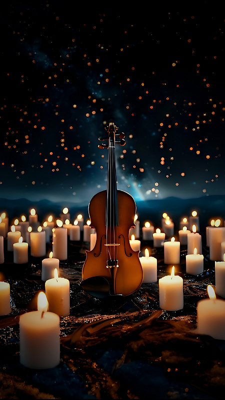 Новогодние хиты при свечах